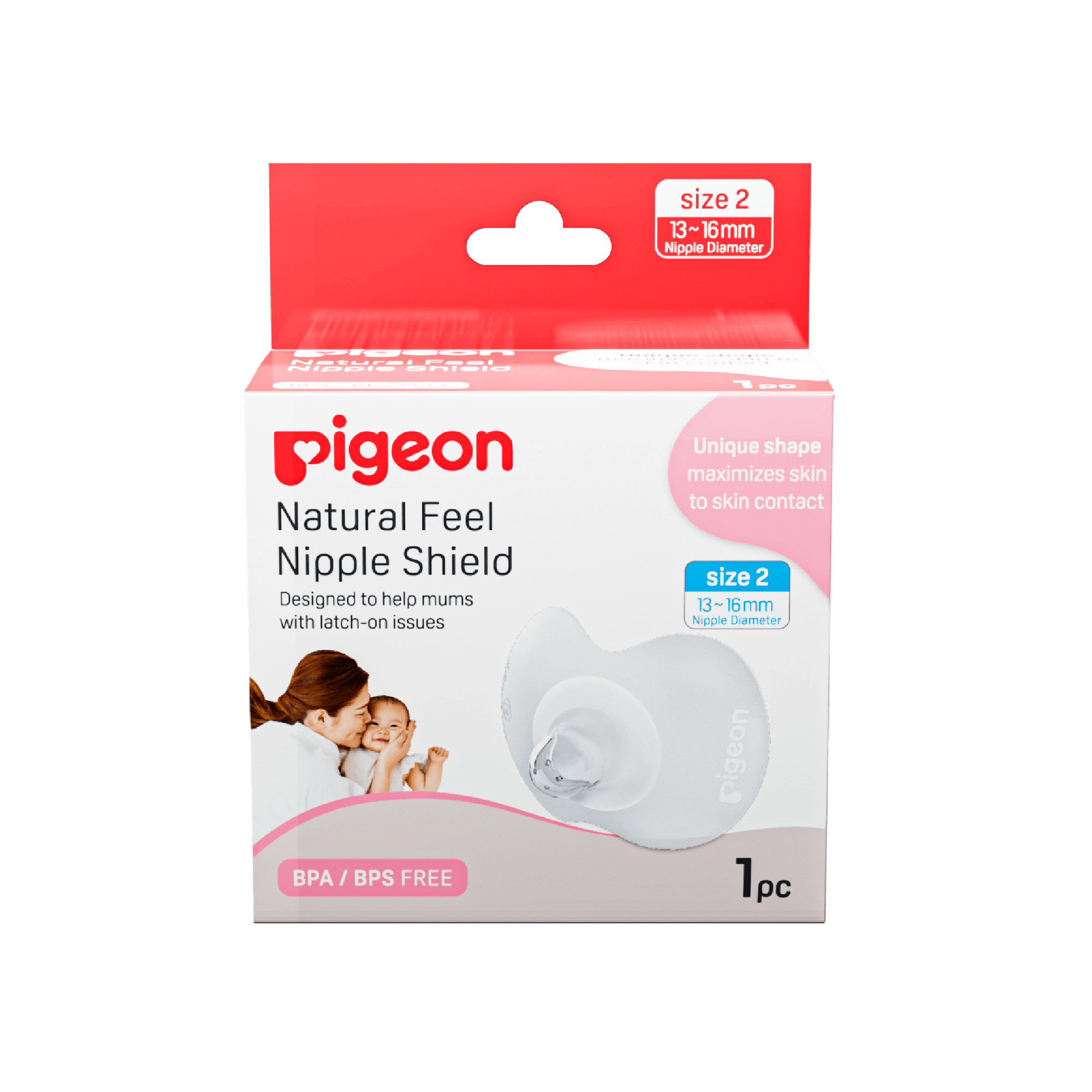 Pegion Natural feel nipple shield- (1PC) MLO