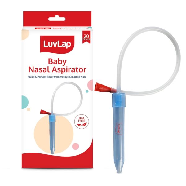 LuvLap Baby Nasal Aspirator 0-5 Years (Blue)