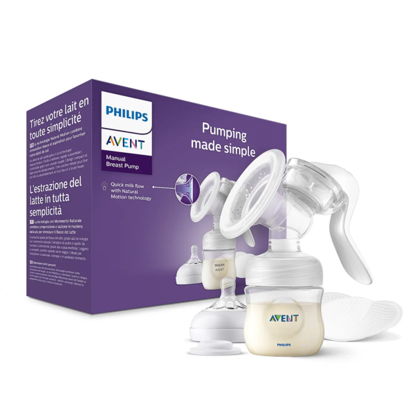 Philips Avent Comfort Manual Breast pump, Natural Motion technology